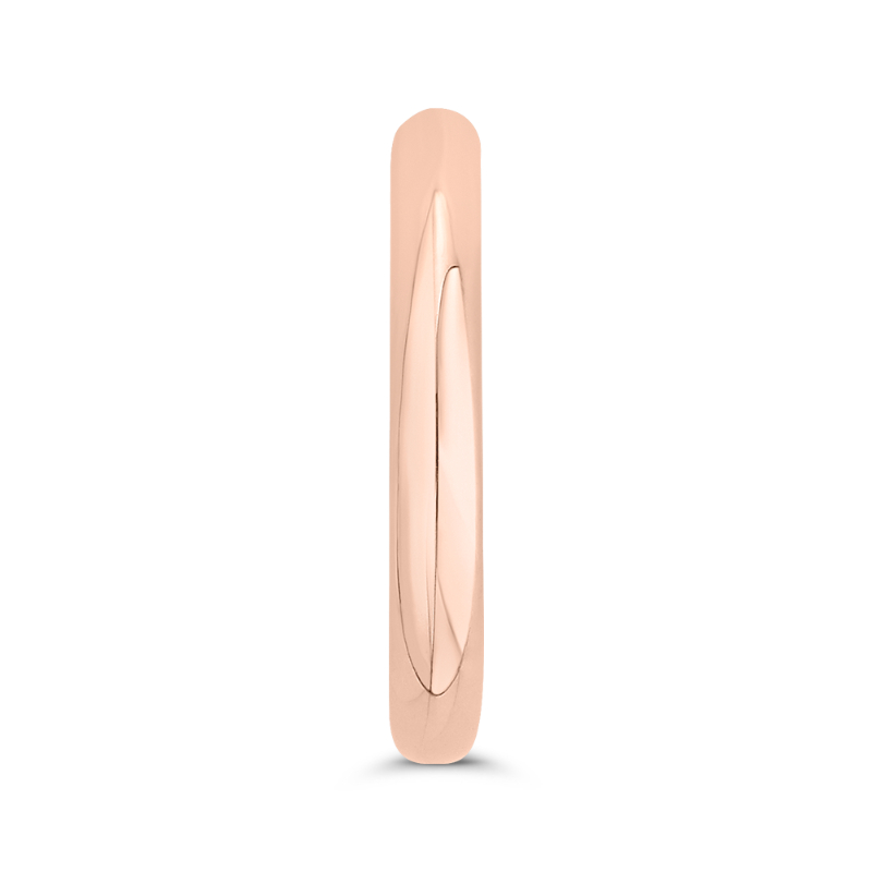 Plain Wedding Band in 14K Rose Gold