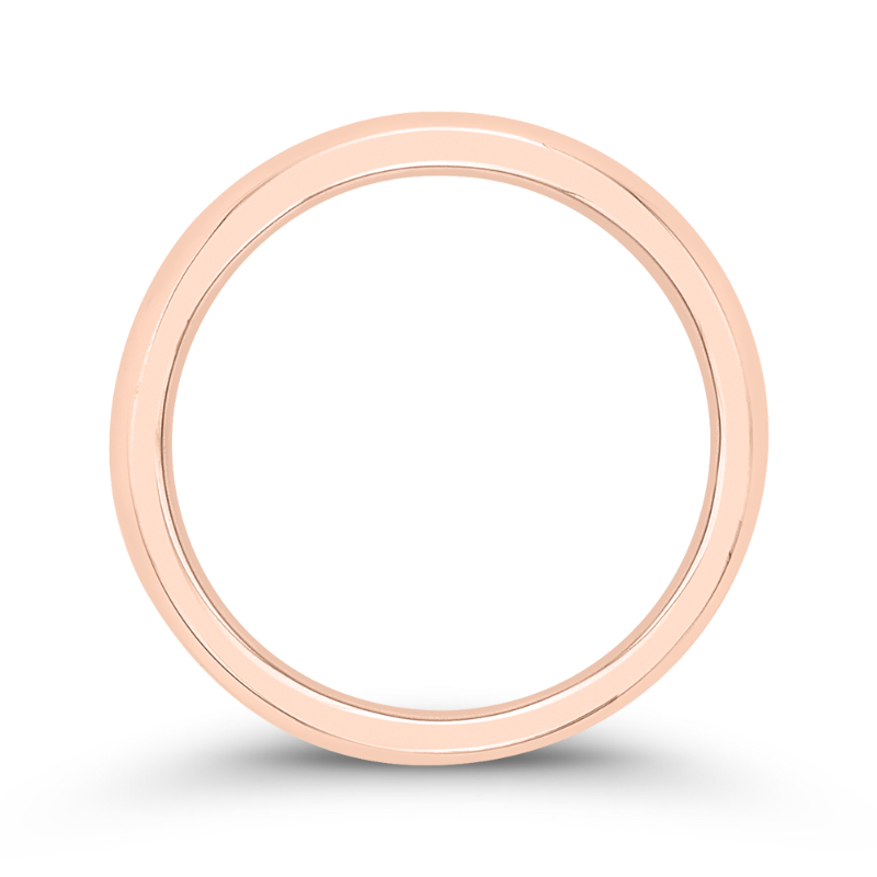 Plain Wedding Band in 14K Rose Gold