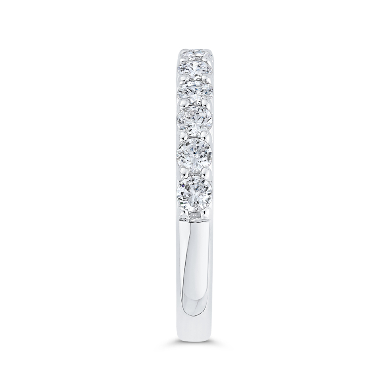 Diamond Wedding Band in 14K White Gold