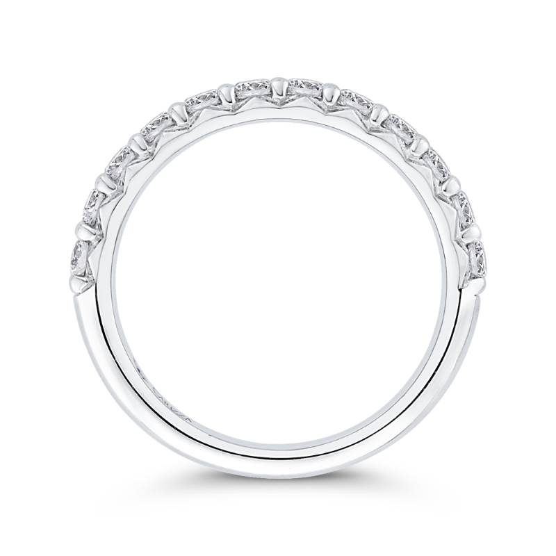 Diamond Wedding Band in 14K White Gold