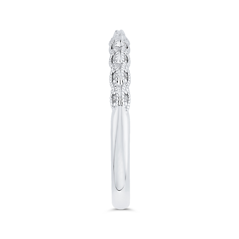 Diamond Wedding Band in 14K White Gold