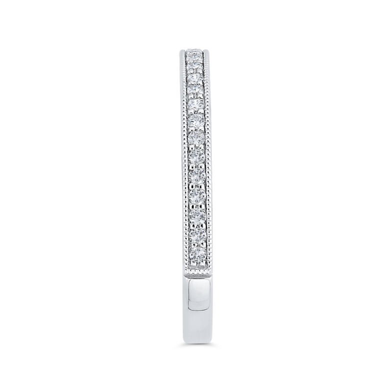 Diamond Wedding Band in 14K White Gold