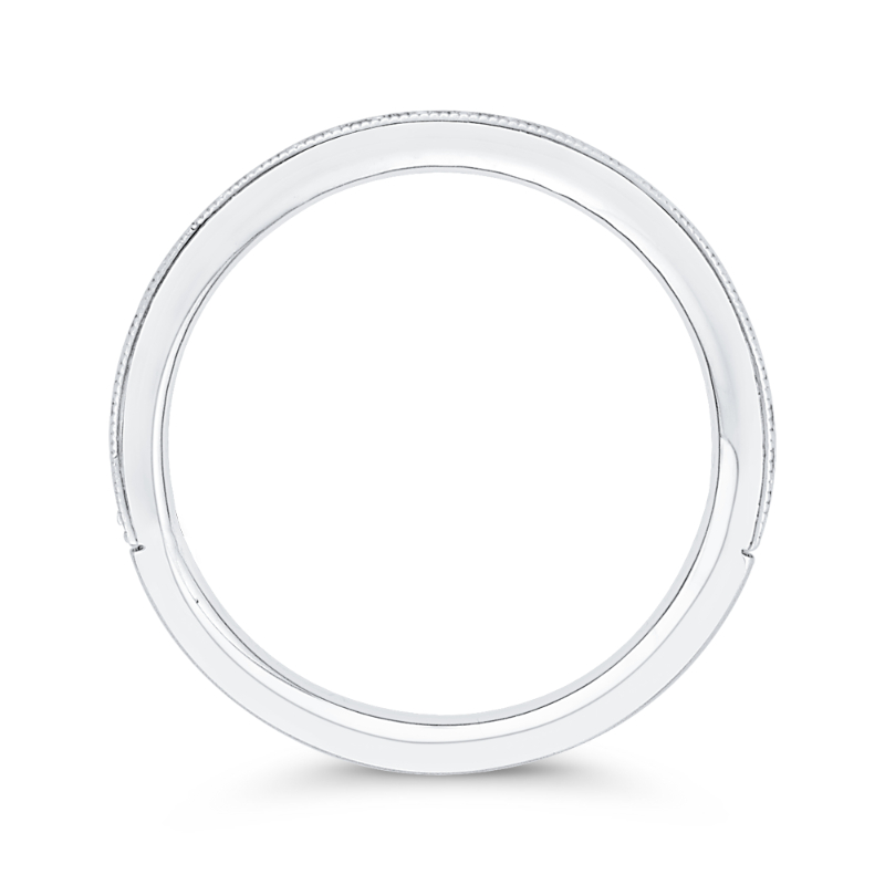 Diamond Wedding Band in 14K White Gold