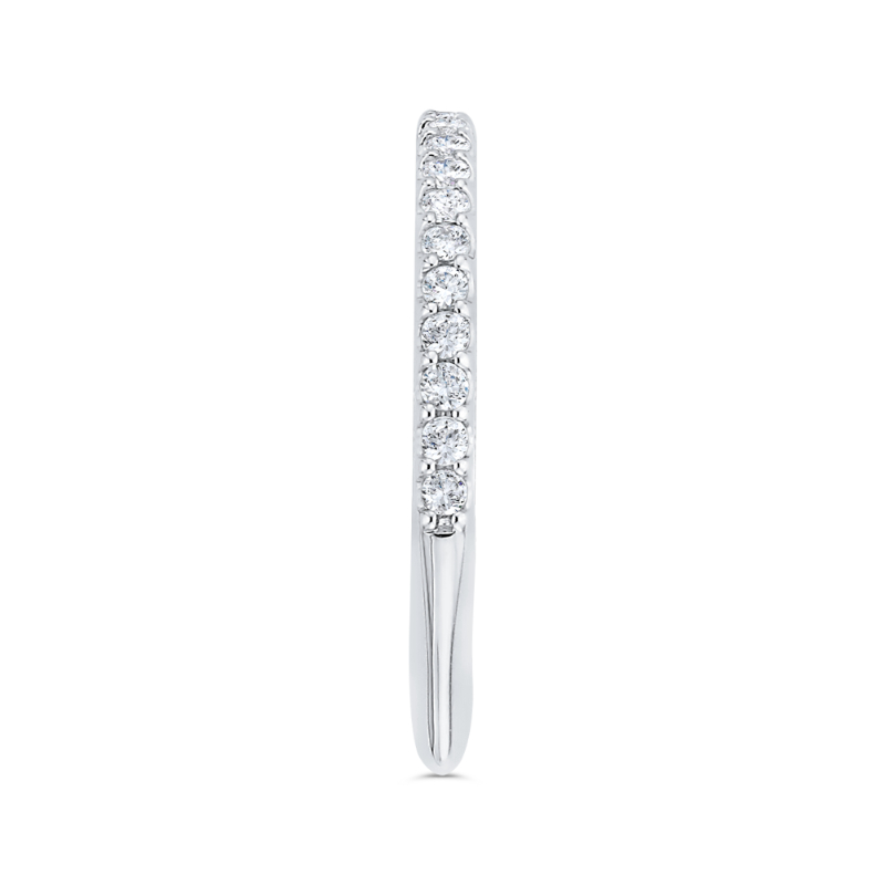Diamond Wedding Band in 14K White Gold