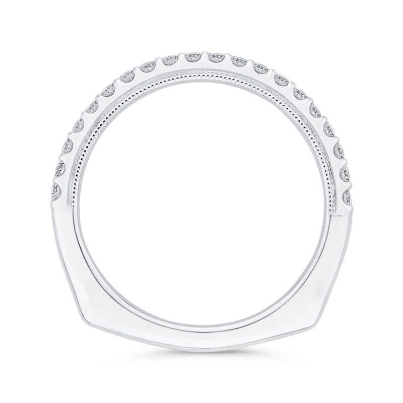 Diamond Wedding Band in 14K White Gold