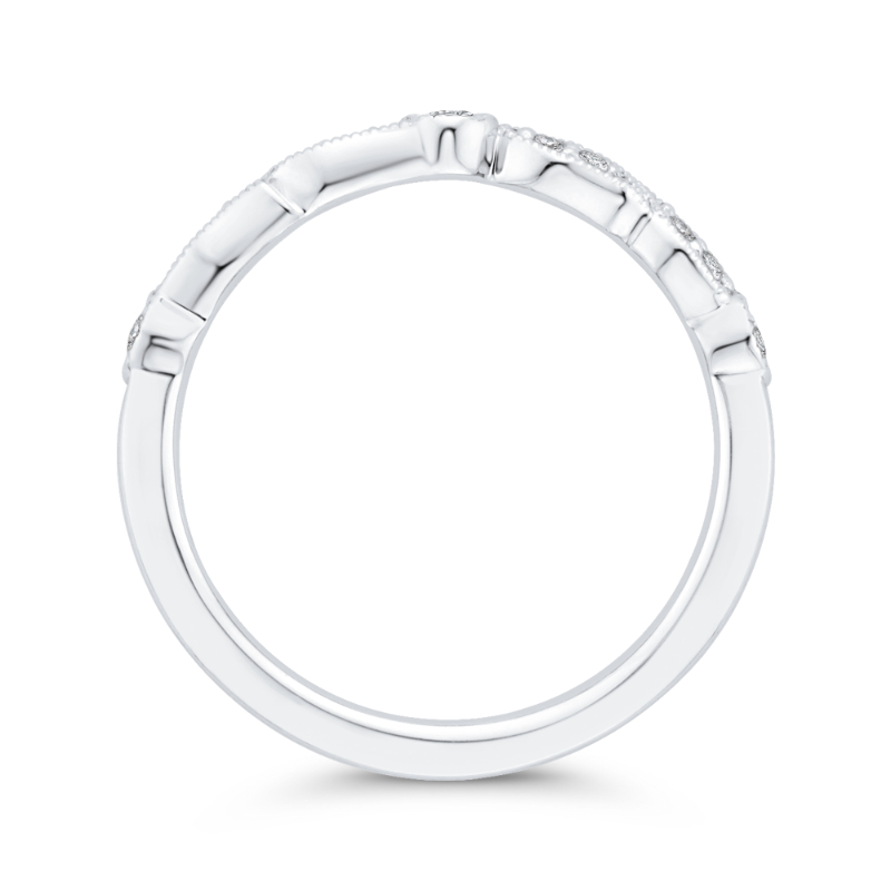 Diamond Wedding Band in 14K White Gold
