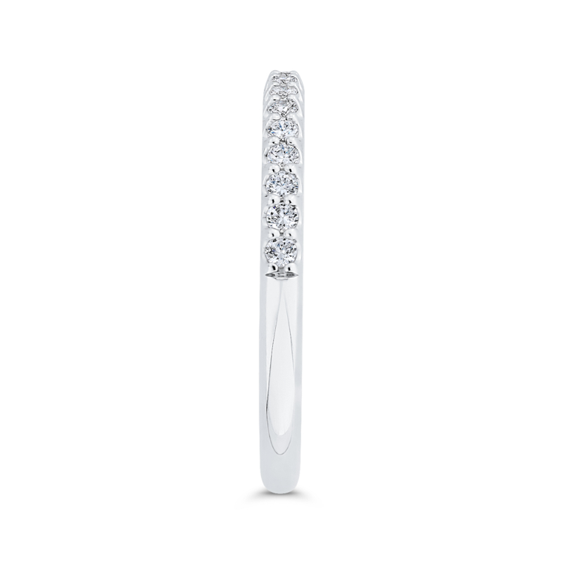 Diamond Wedding Band in 14K White Gold