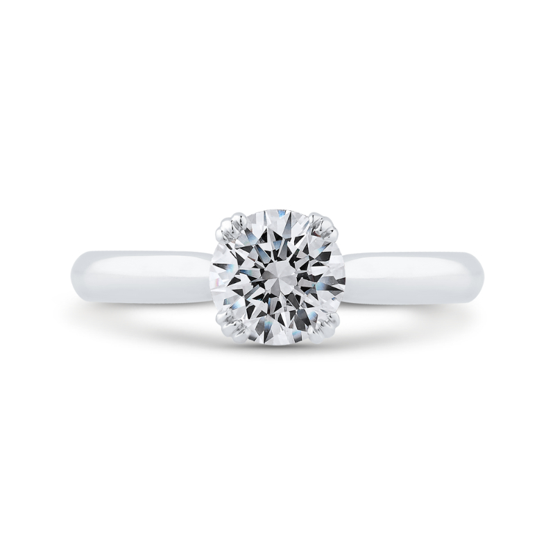 Diamond Engagement Ring in 14K White Gold (Semi-Mount)