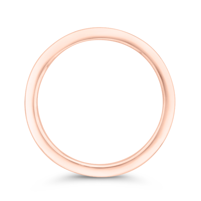 Plain Wedding Band in 14K Rose Gold