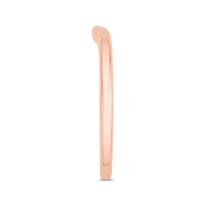Diamond Wedding Band in 14K Rose Gold