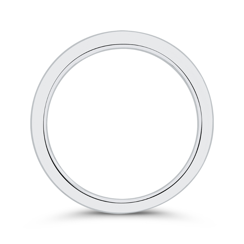 Plain Wedding Band in 14K White Gold