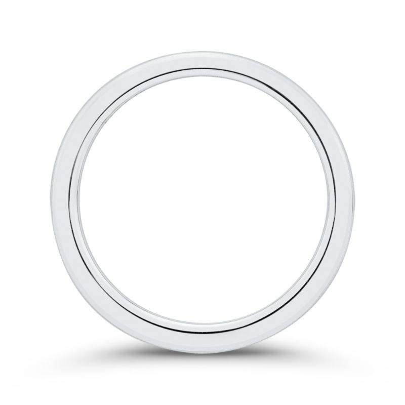 Plain Wedding Band in 14K White Gold