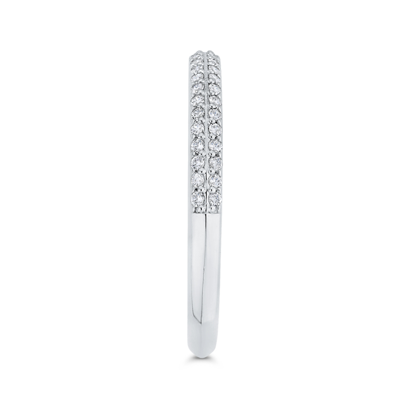 Diamond Wedding Band in 14K White Gold
