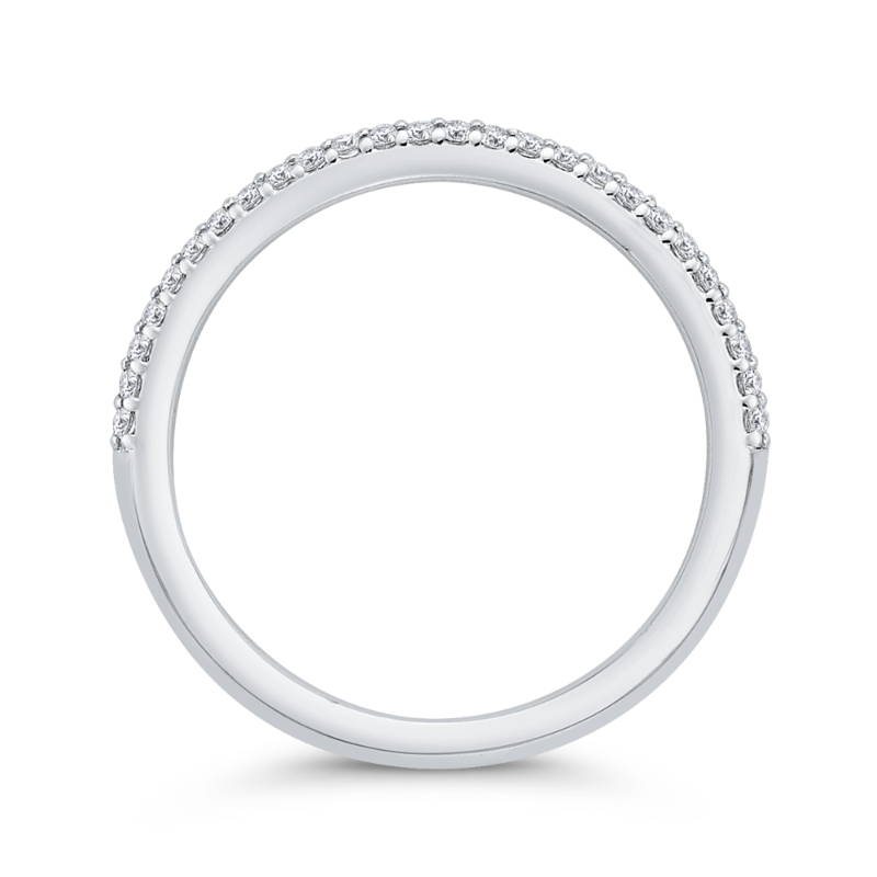 Diamond Wedding Band in 14K White Gold