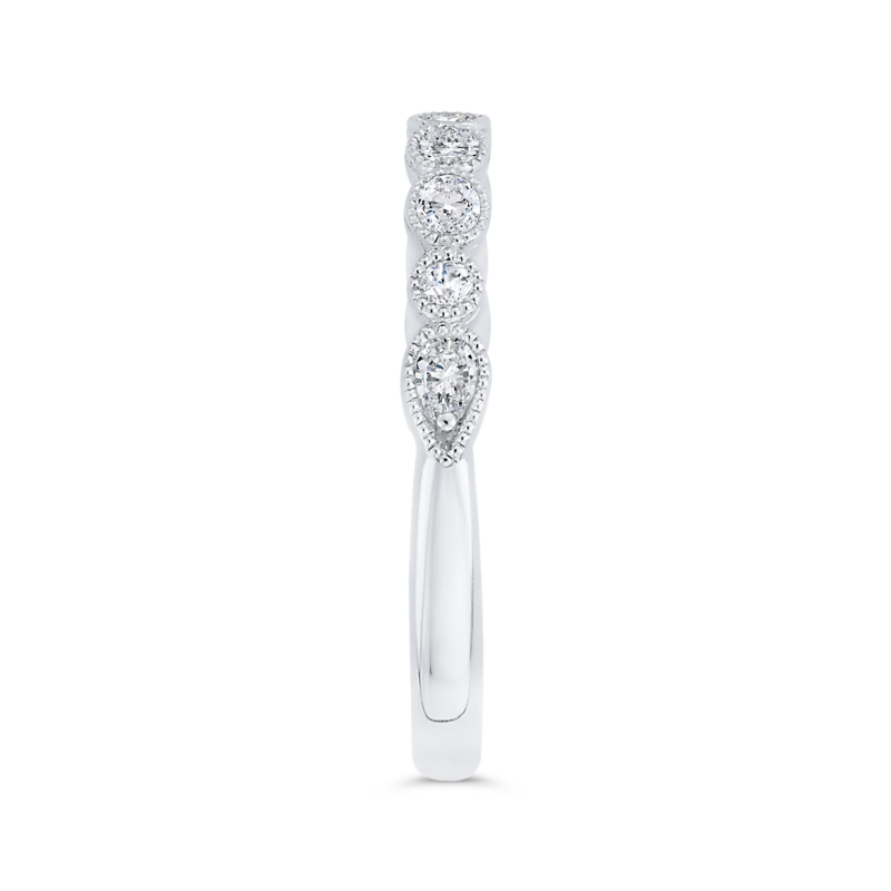 Diamond Wedding Band in 14K White Gold
