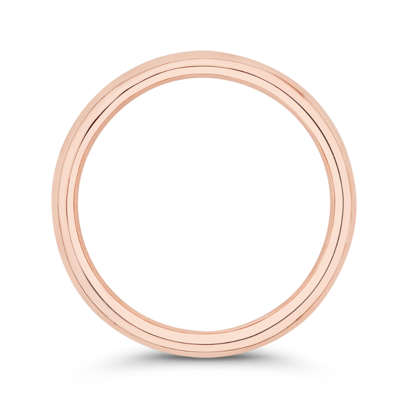 Plain Wedding Band in 14K Rose Gold