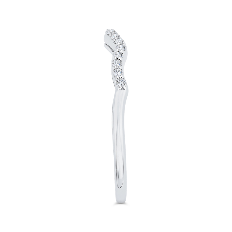 Diamond Wedding Band in 14K White Gold