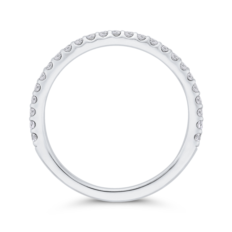 Diamond Wedding Band in 14K White Gold