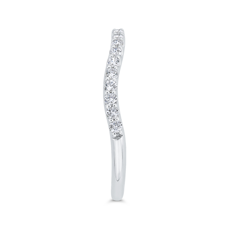 Diamond Wedding Band in 14K White Gold