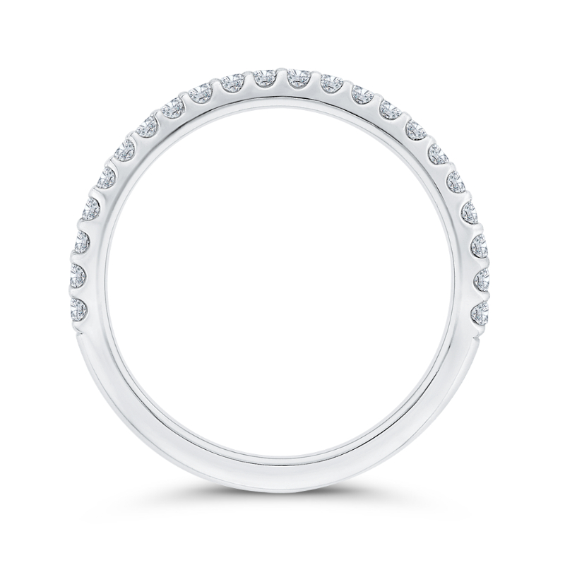 Diamond Wedding Band in 14K White Gold