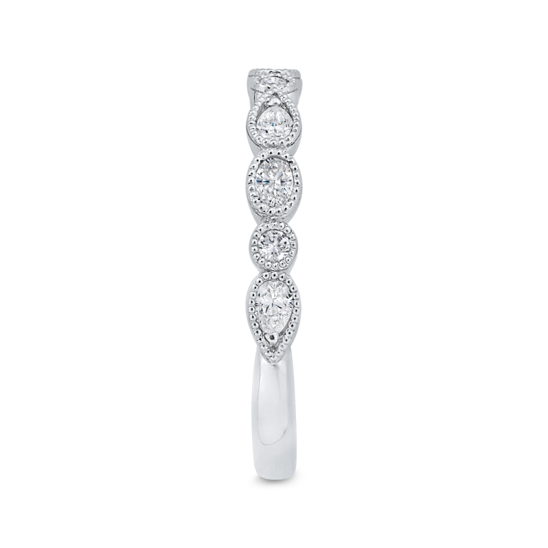 Diamond Wedding Band in 14K White Gold