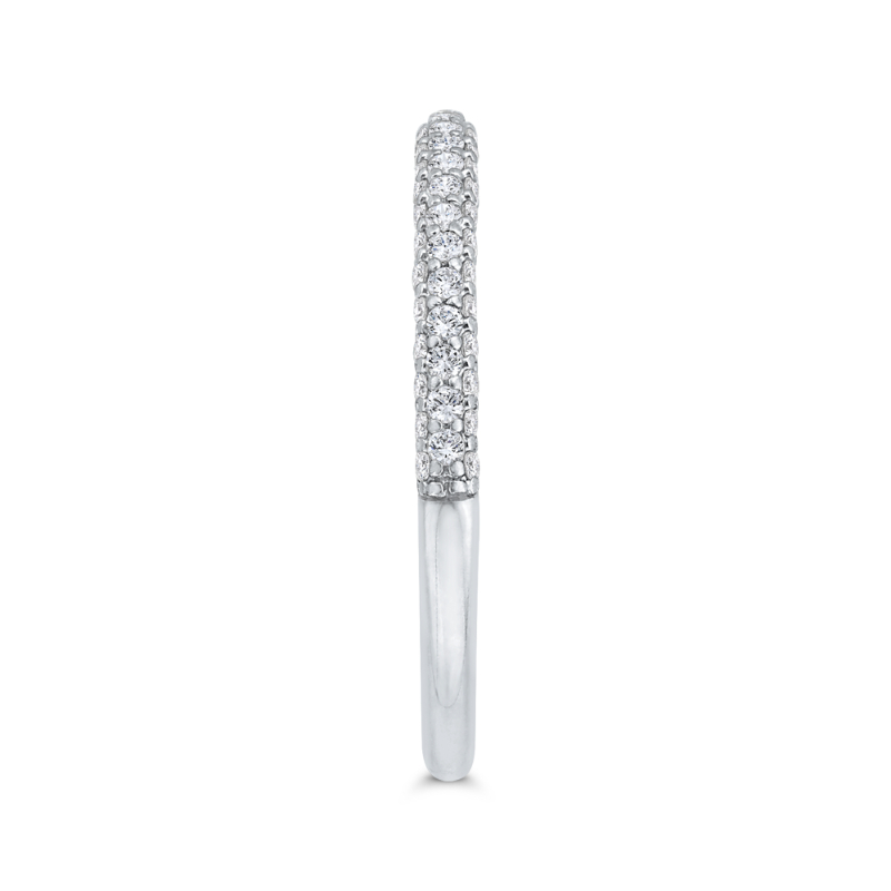 Diamond Wedding Band in 14K White Gold