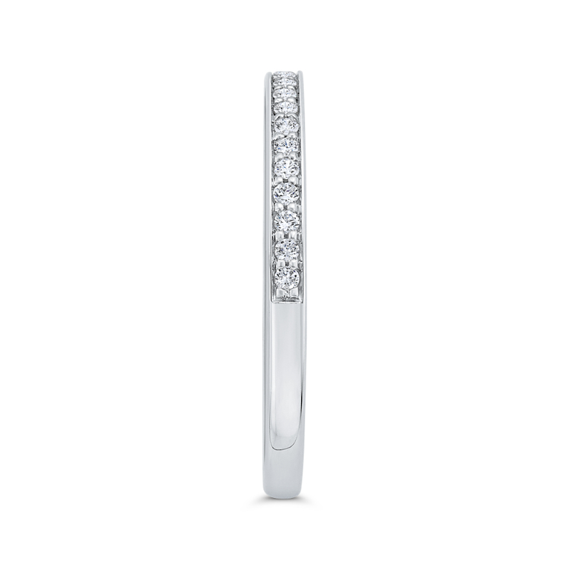 Diamond Wedding Band in 14K White Gold