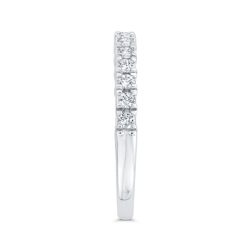 Diamond Wedding Band in 14K White Gold