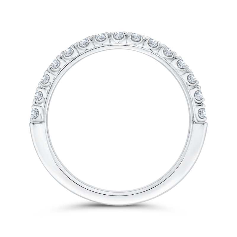Diamond Wedding Band in 14K White Gold