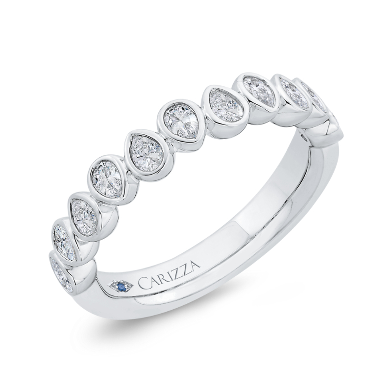 Diamond Wedding Band in 14K White Gold
