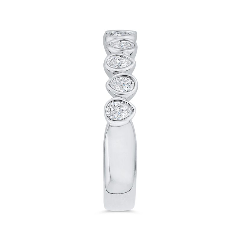 Diamond Wedding Band in 14K White Gold