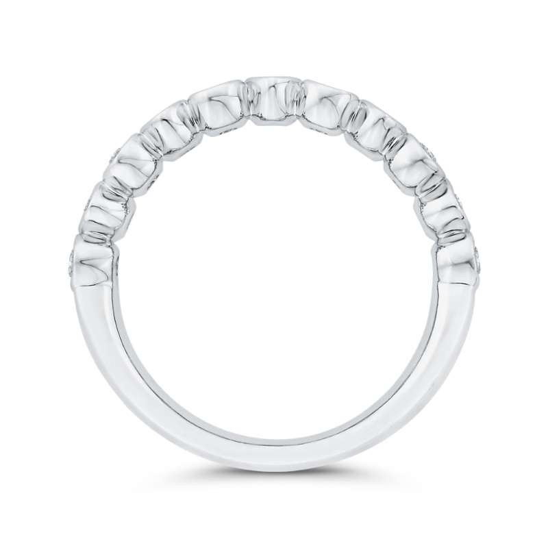 Diamond Wedding Band in 14K White Gold