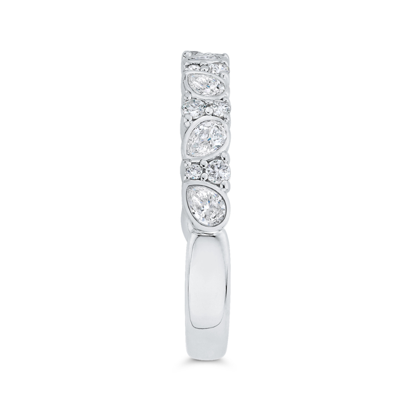 Diamond Wedding Band in 14K White Gold
