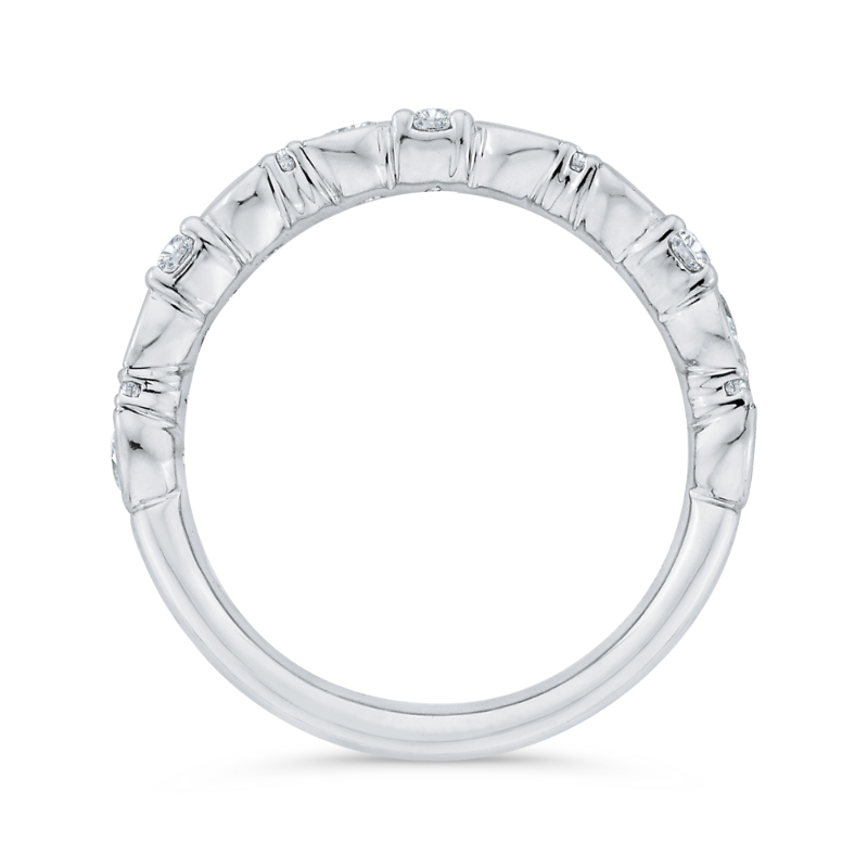 Diamond Wedding Band in 14K White Gold