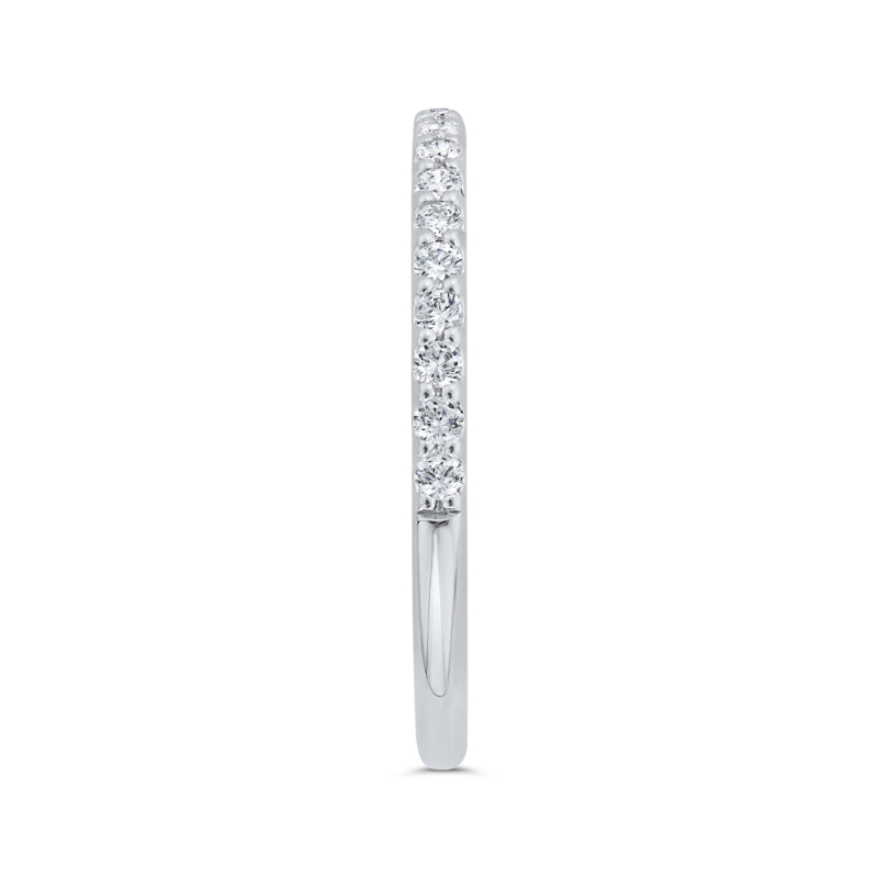 Diamond Wedding Band in 14K White Gold