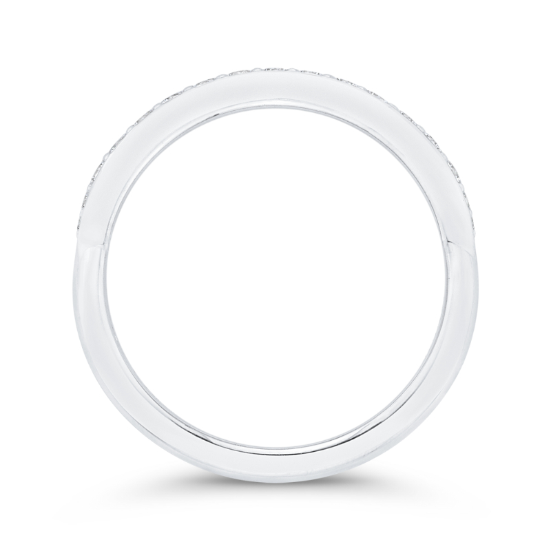 Diamond Wedding Band in 14K White Gold