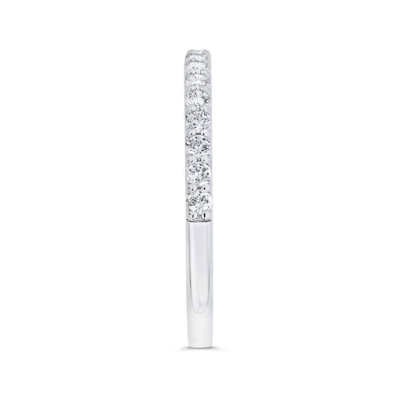 Diamond Wedding Band in 14K White Gold