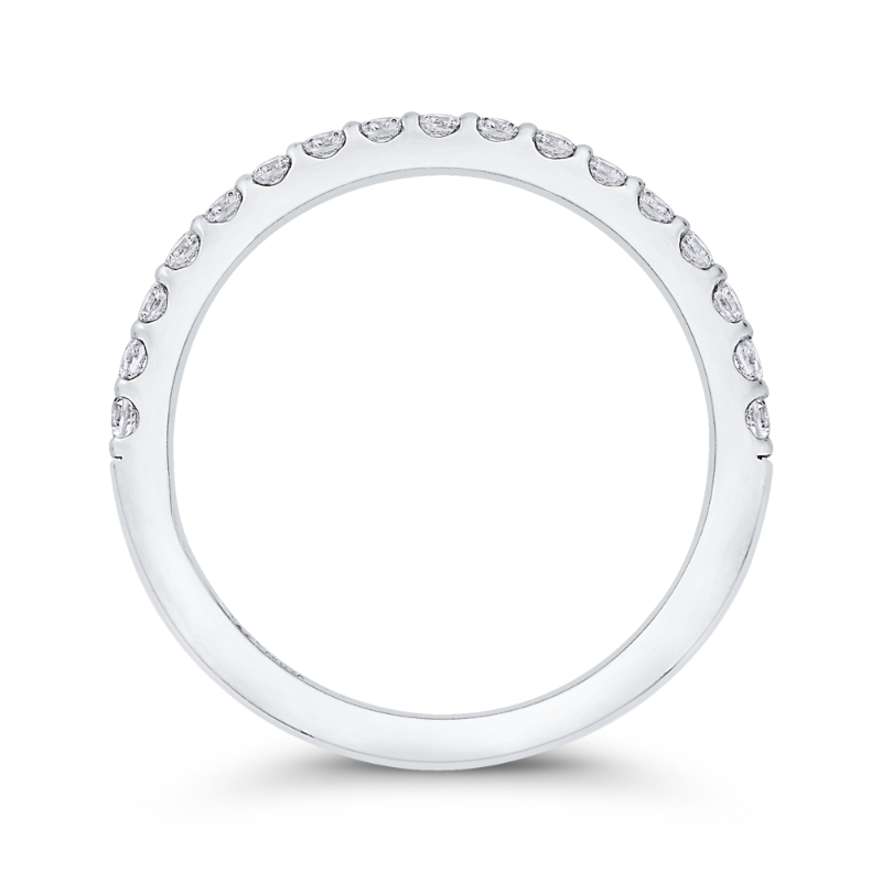 Diamond Wedding Band in 14K White Gold