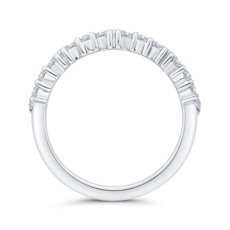 Diamond Wedding Band in 14K White Gold
