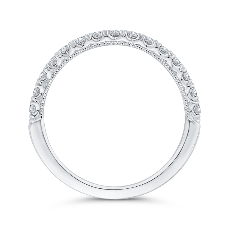 Diamond Wedding Band in 14K White Gold