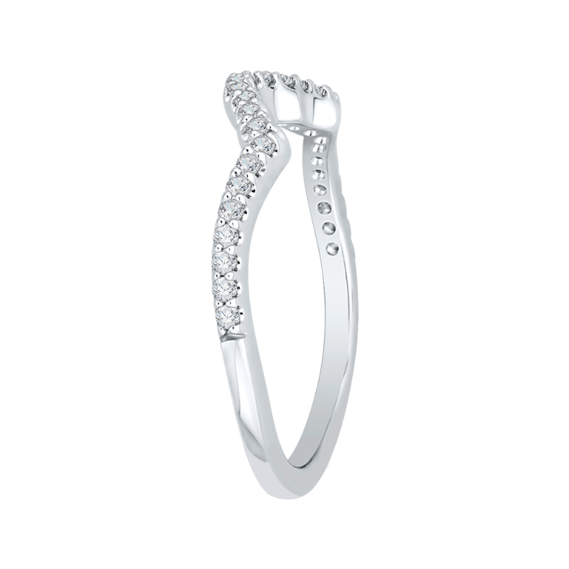 Diamond Wedding Band in 14K White Gold