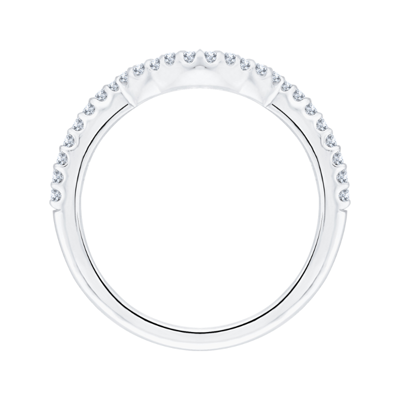 Diamond Wedding Band in 14K White Gold