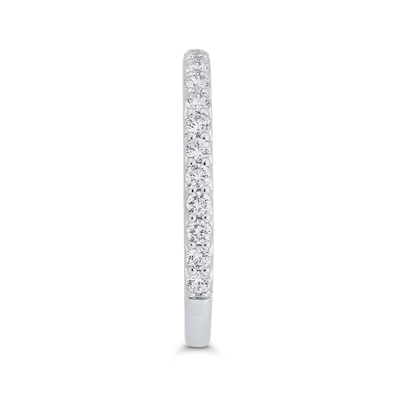 Diamond Wedding Band in 14K White Gold