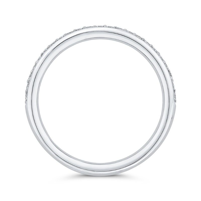 Diamond Wedding Band in 14K White Gold