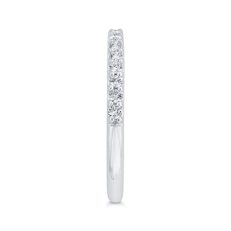Diamond Wedding Band in 14K White Gold