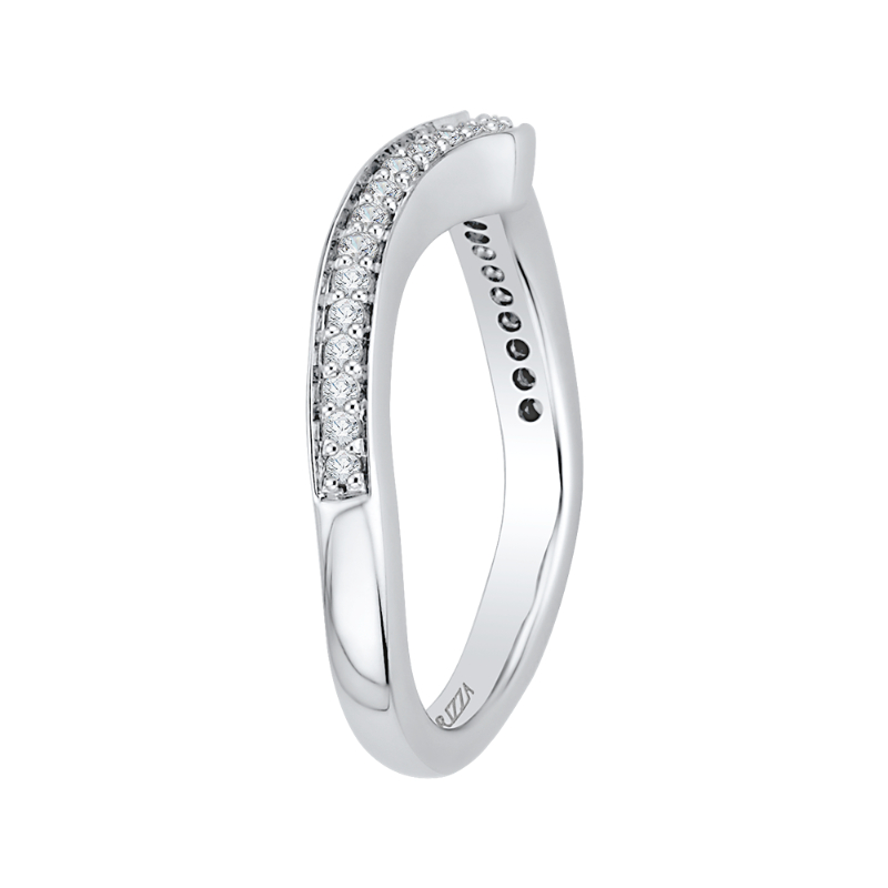 Diamond Wedding Band in 14K White Gold