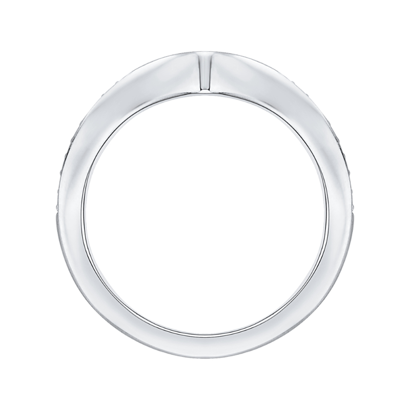 Diamond Wedding Band in 14K White Gold