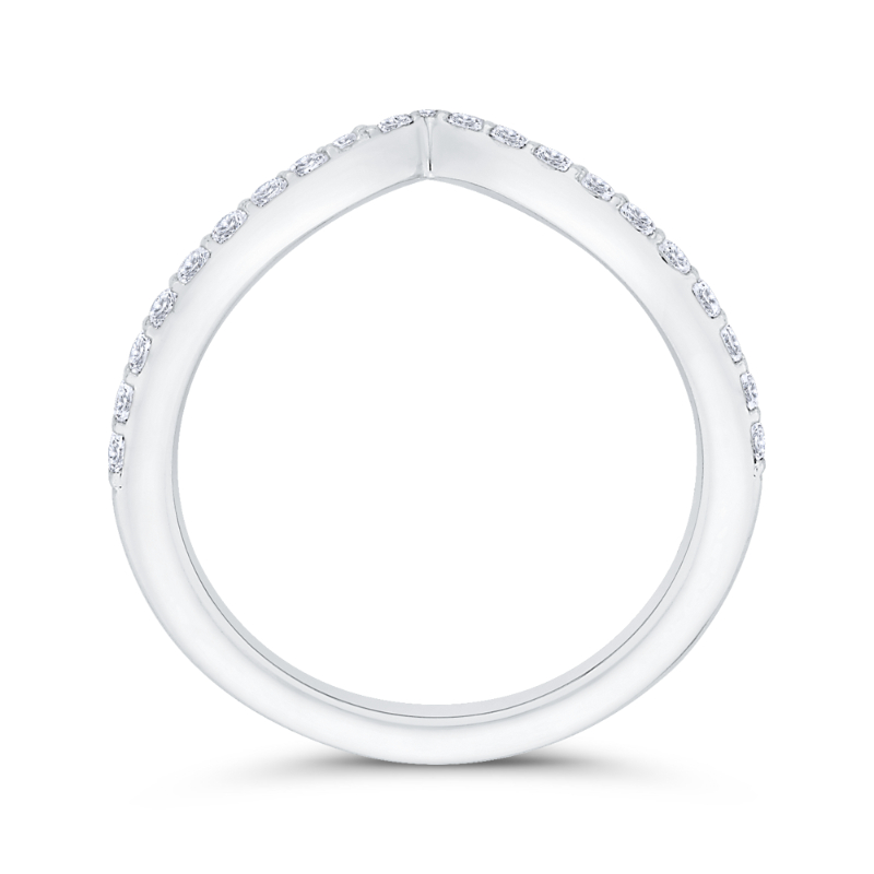 Diamond Wedding Band in 14K White Gold