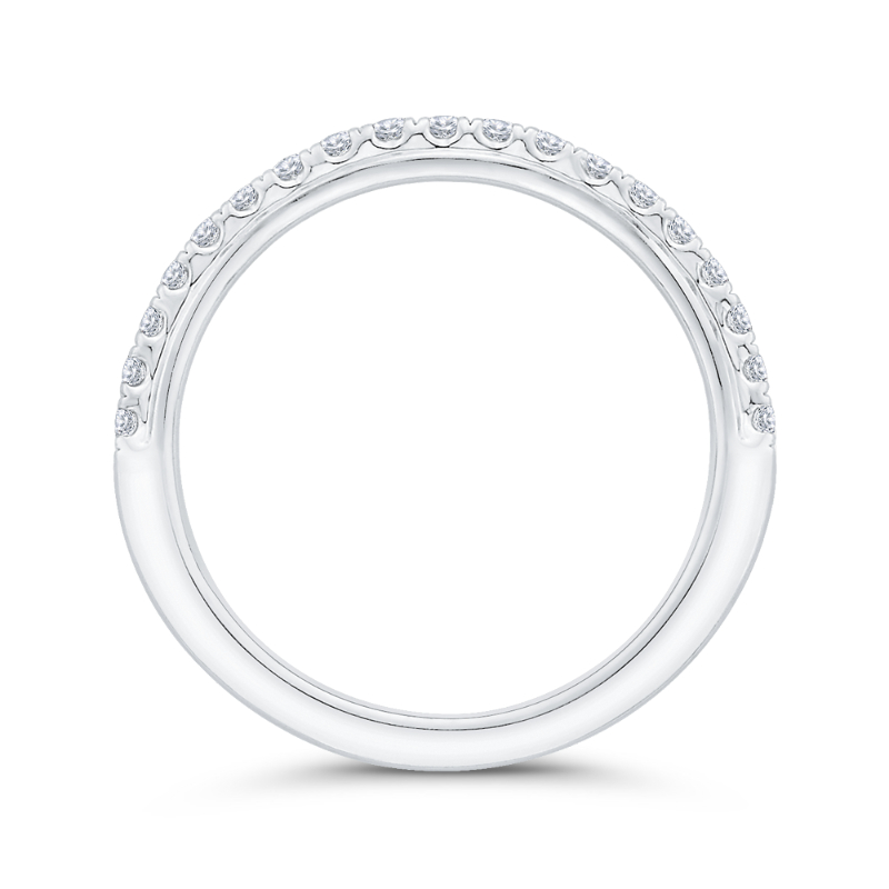 Diamond Wedding Band in 14K White Gold