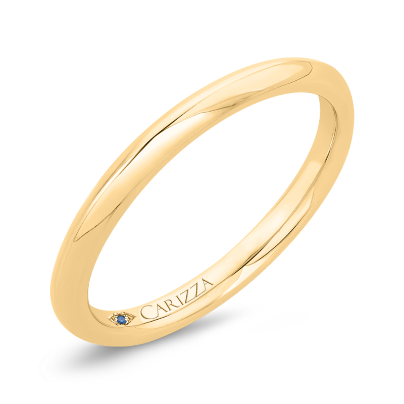 Plain Wedding Band in 14K Yellow Gold